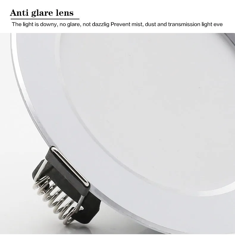 10PCS Waterproof LED Downlight 7W 9W 12W 15W 18W Recessed Round LED Ceiling Lamp AC220V-240V LED Spot Lighting Indoor LED Lamp