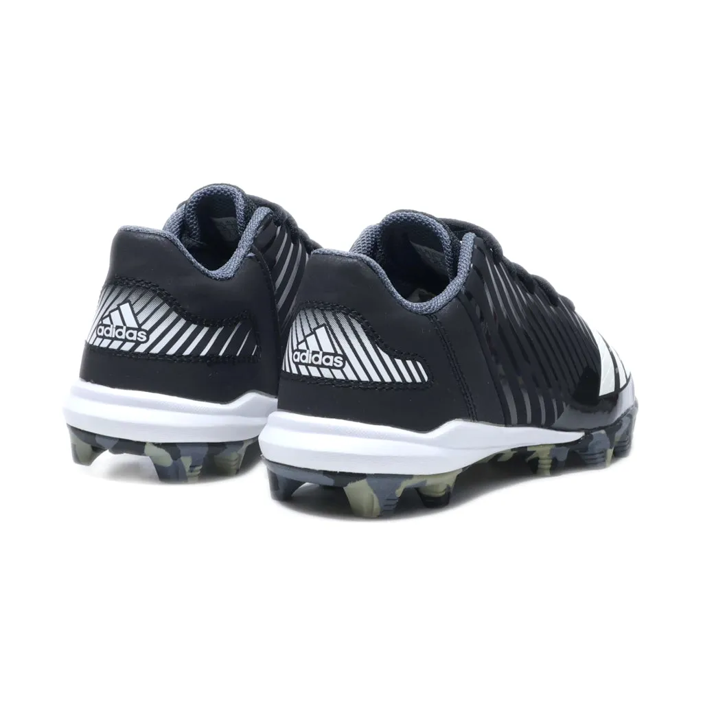 Adidas Icon Md Sport Shoes Leather Black Colour For Kids