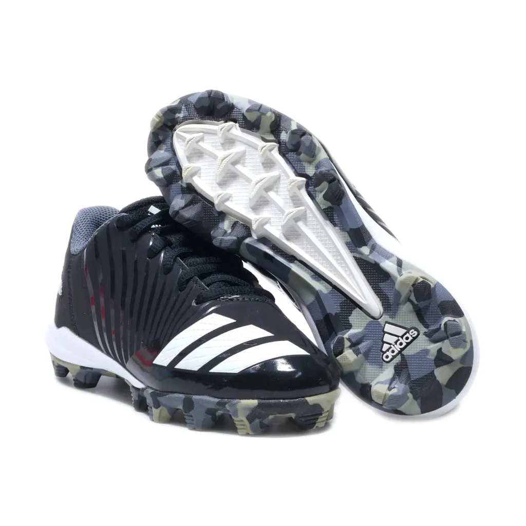 Adidas Icon Md Sport Shoes Leather Black Colour For Kids
