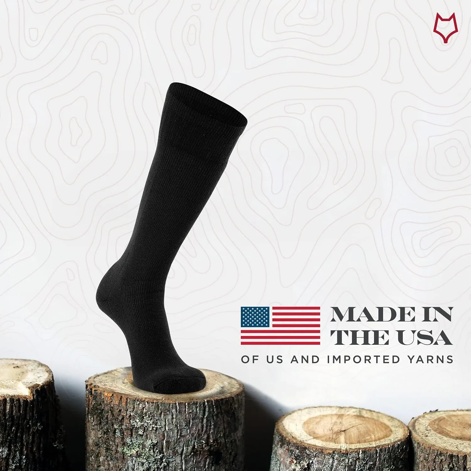 Fox River Wick Dry Socks for Men Extra Cushioned Mid Calf Boot Socks