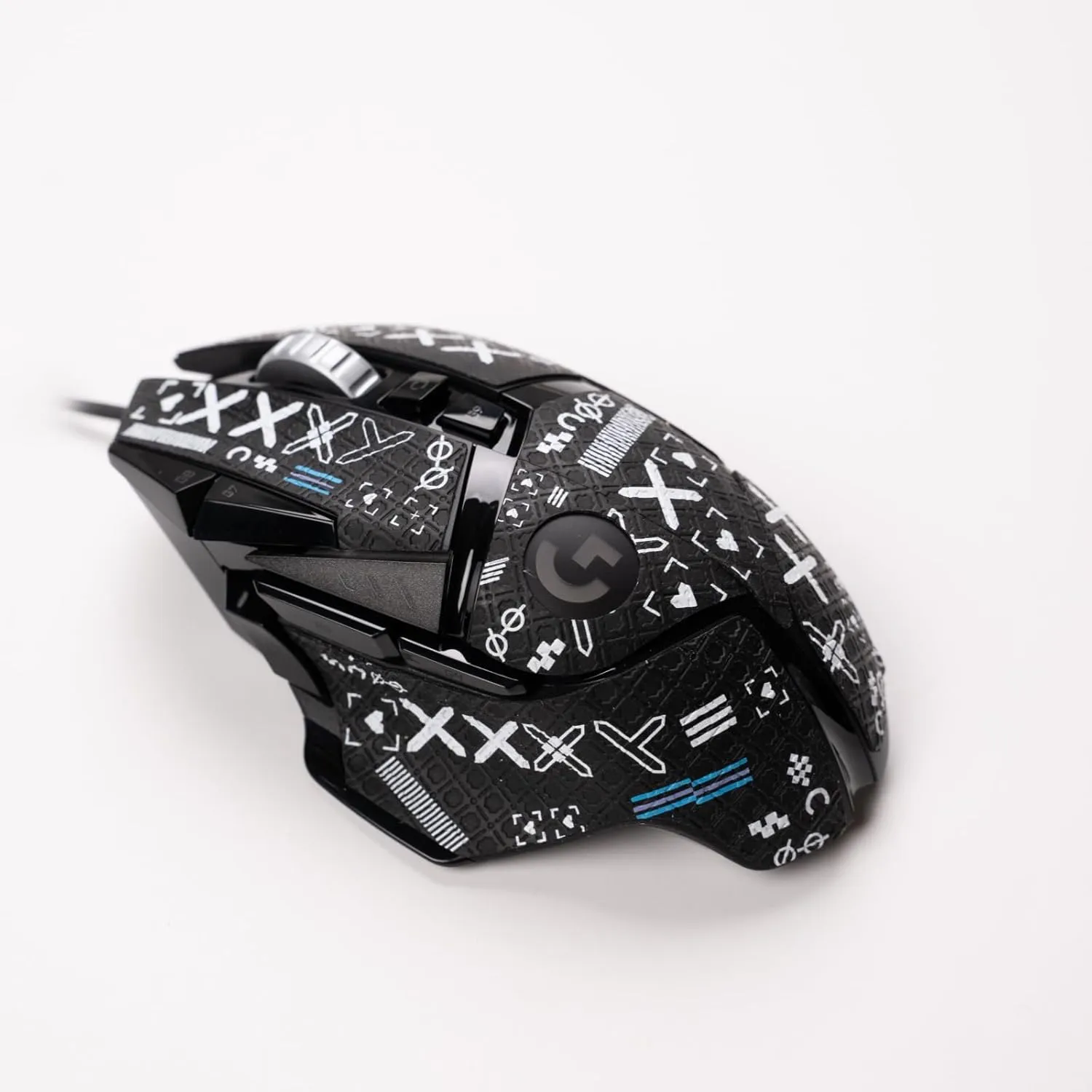 G502 Mouse Grips Tape - Anti Slip Tape Compatible with Logitech G502 Wired/ G502 Wireless Gaming Mouse Skins,Sweat Resistant,Cut to Fit,Easy to Apply,Professional Mice Upgrade Black