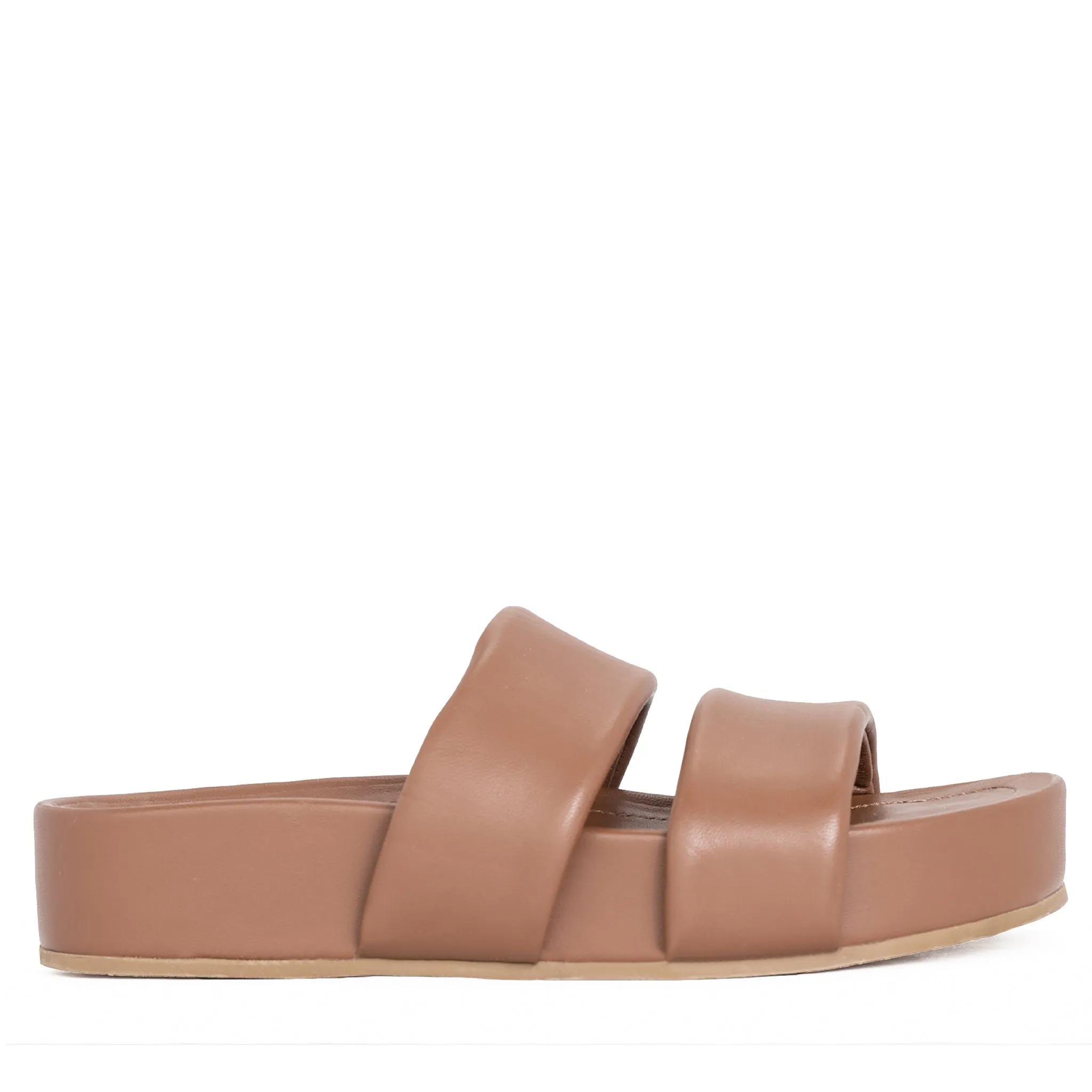 Hallie White Leather