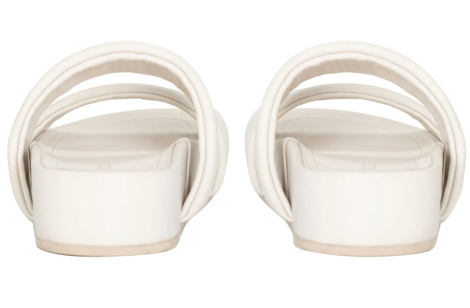 Hallie White Leather
