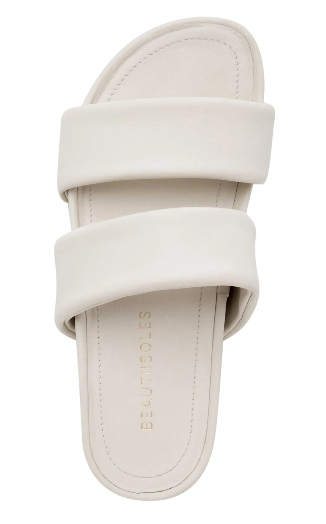 Hallie White Leather