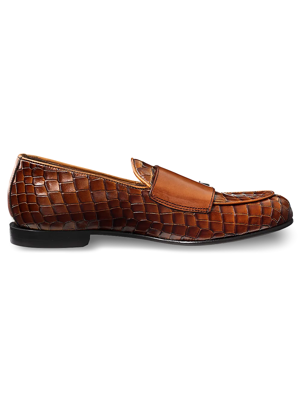 Ivan Monk Strap Loafer - Brown