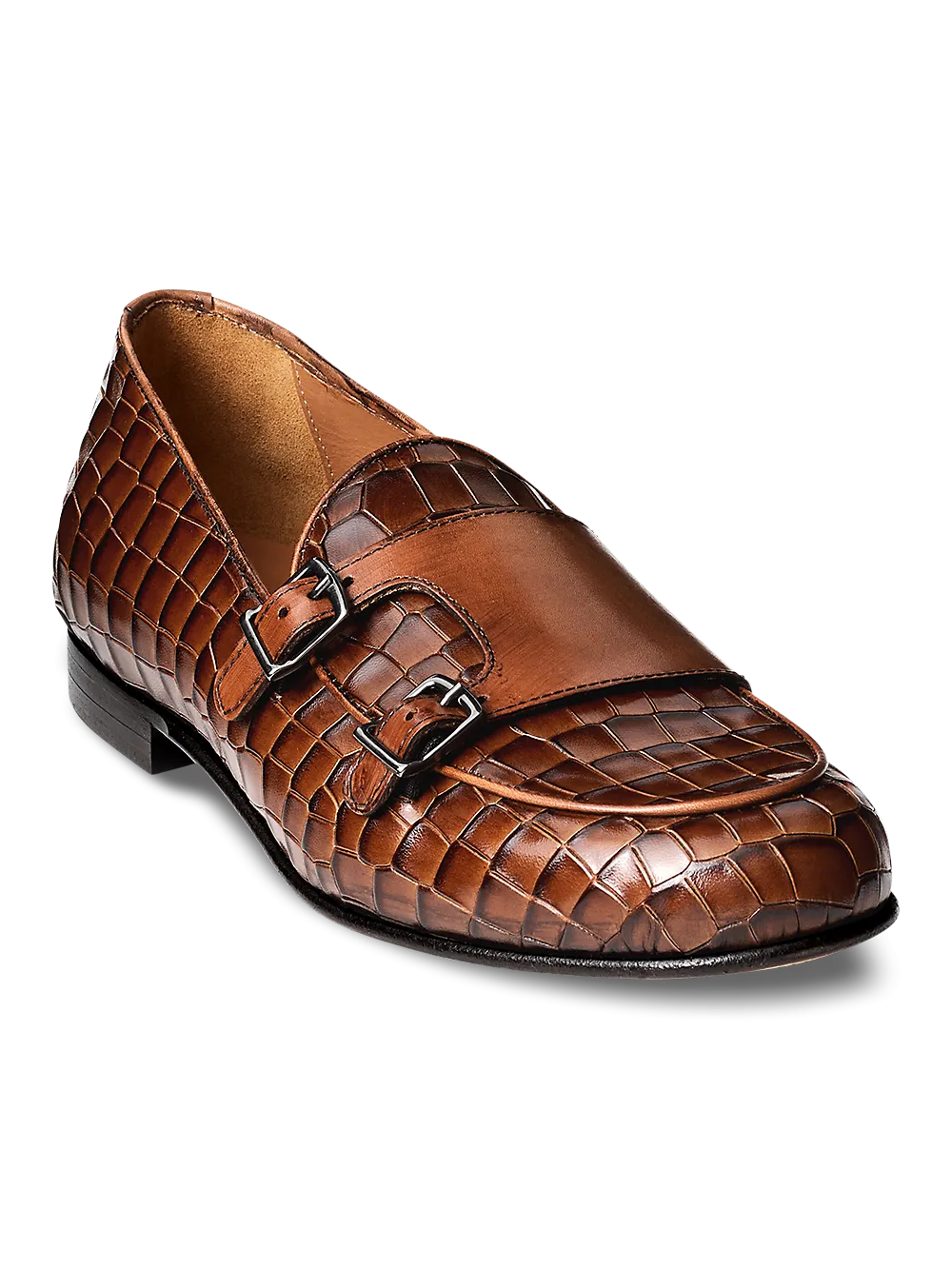 Ivan Monk Strap Loafer - Brown