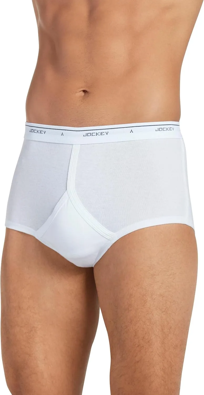 Jockey Mens Underwear Briefs - Classic Full Rise Design, Pack of 3 - Authentic Mens Underwear for Comfort and Quality
