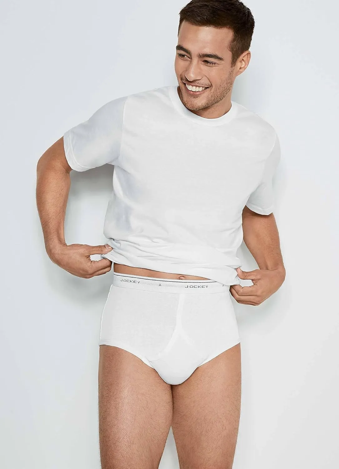 Jockey Mens Underwear Briefs - Classic Full Rise Design, Pack of 3 - Authentic Mens Underwear for Comfort and Quality