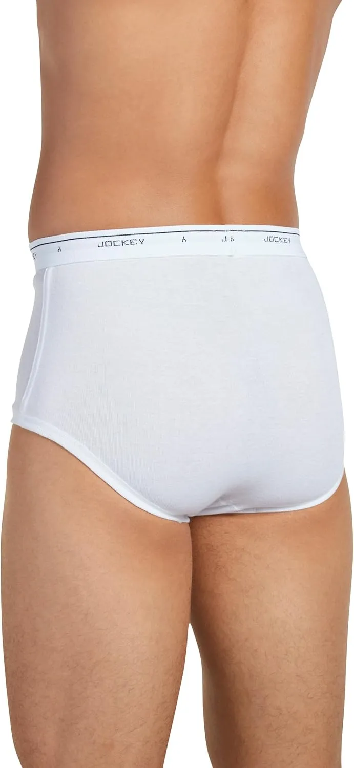 Jockey Mens Underwear Briefs - Classic Full Rise Design, Pack of 3 - Authentic Mens Underwear for Comfort and Quality