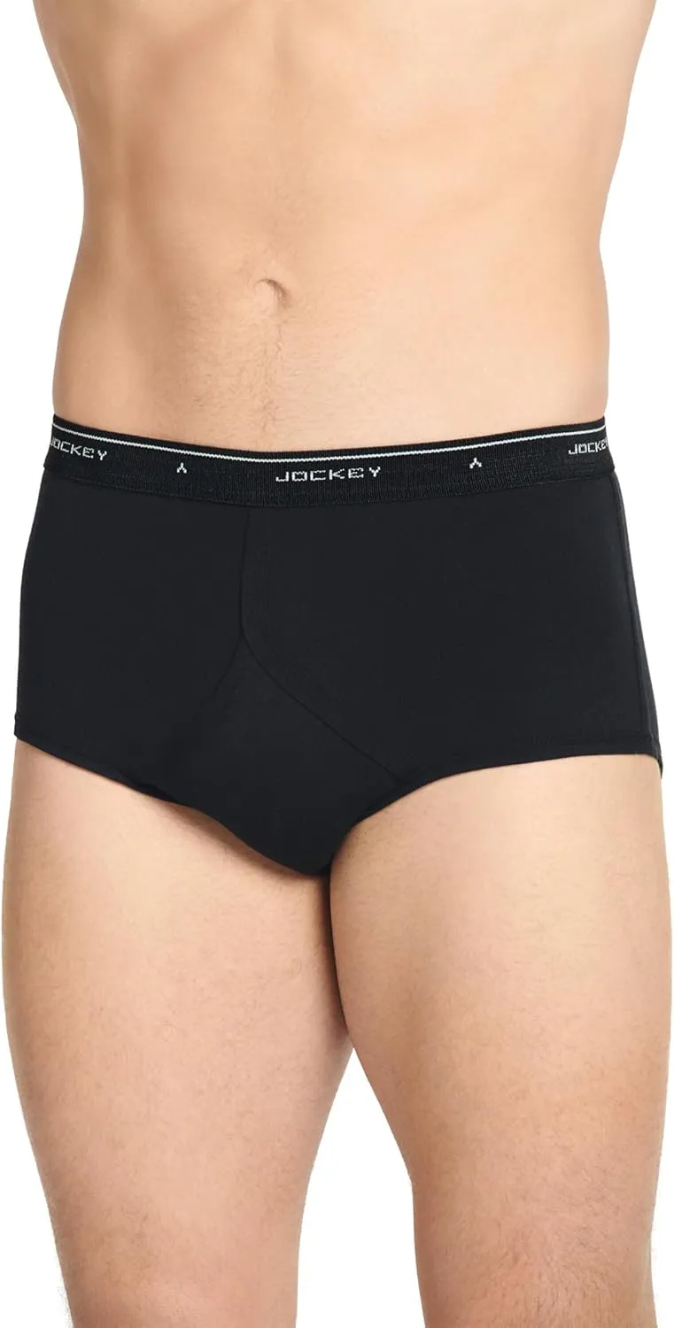 Jockey Mens Underwear Briefs - Classic Full Rise Design, Pack of 3 - Authentic Mens Underwear for Comfort and Quality