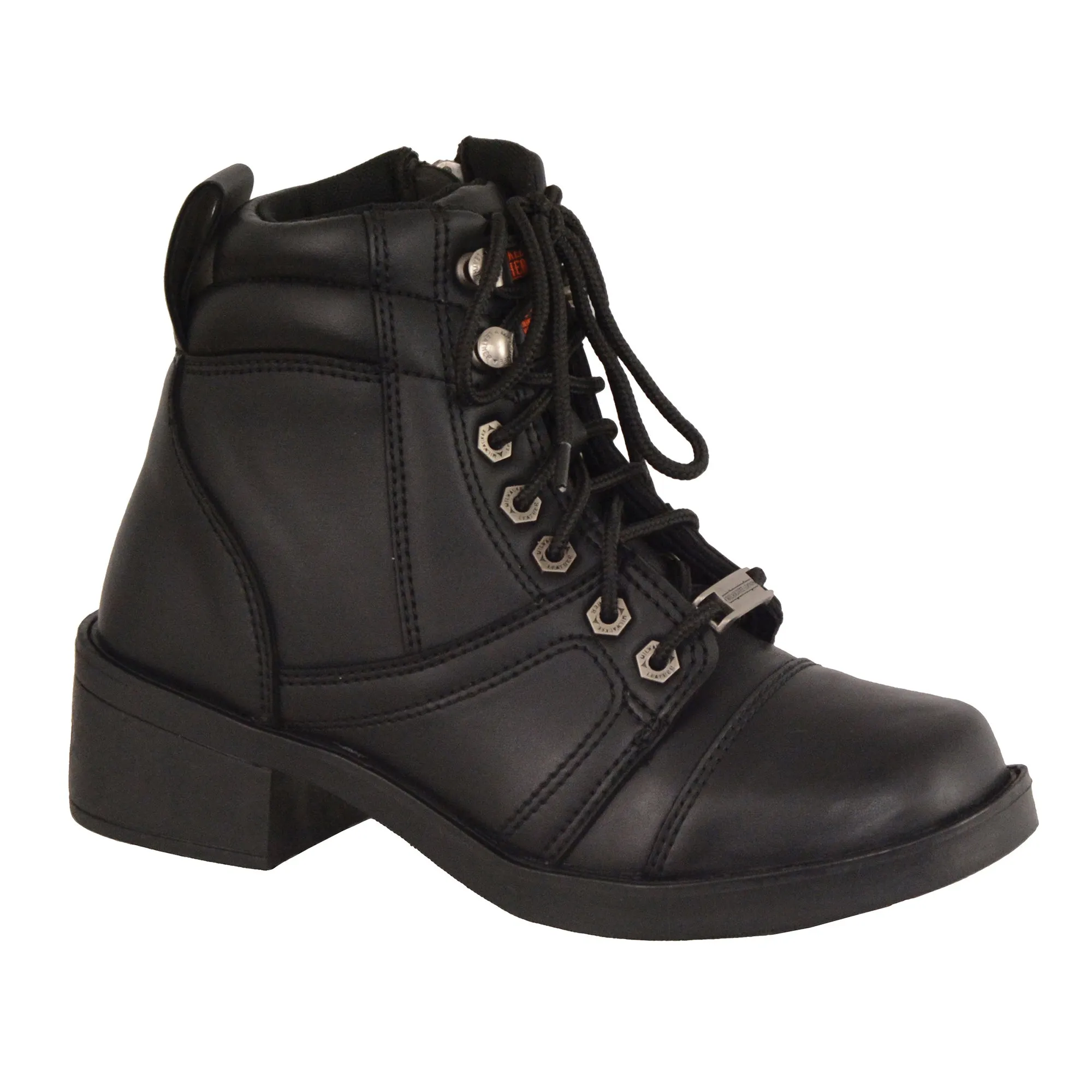 Kids Side Zipper Lace to Toe Boot