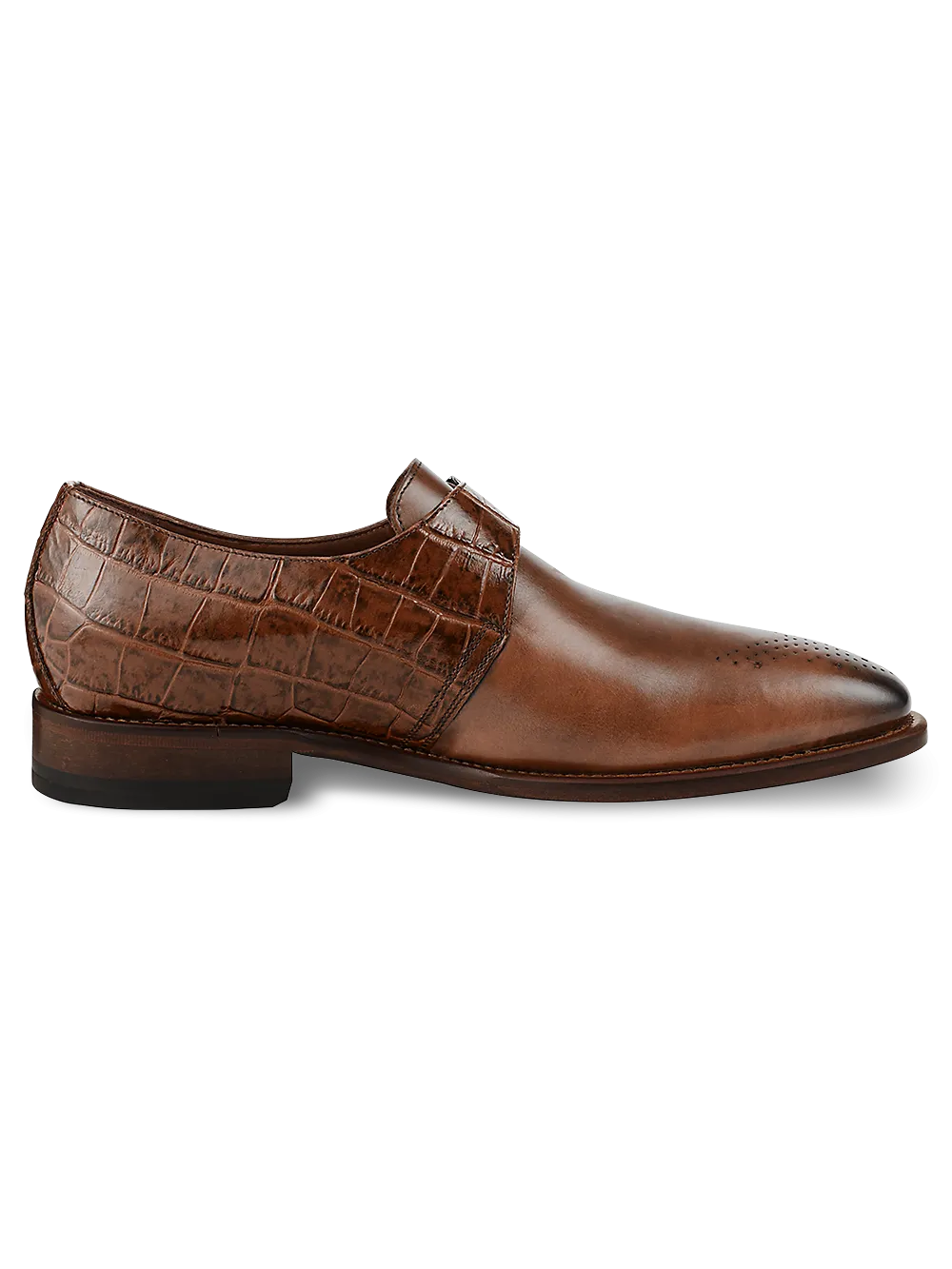 Lucas Monk Strap - Chestnut