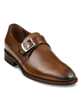 Lucas Monk Strap - Chestnut