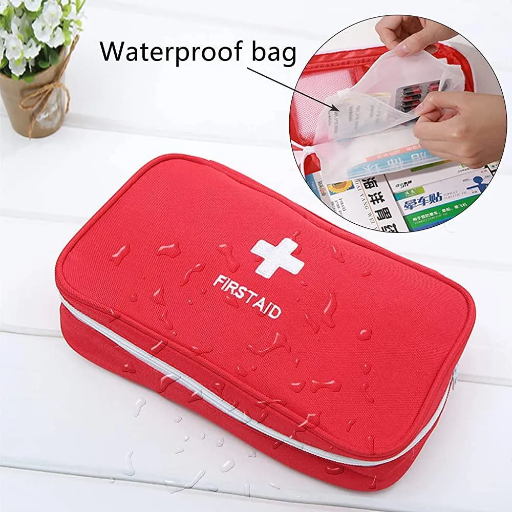 Portable Medicine Box (Red)