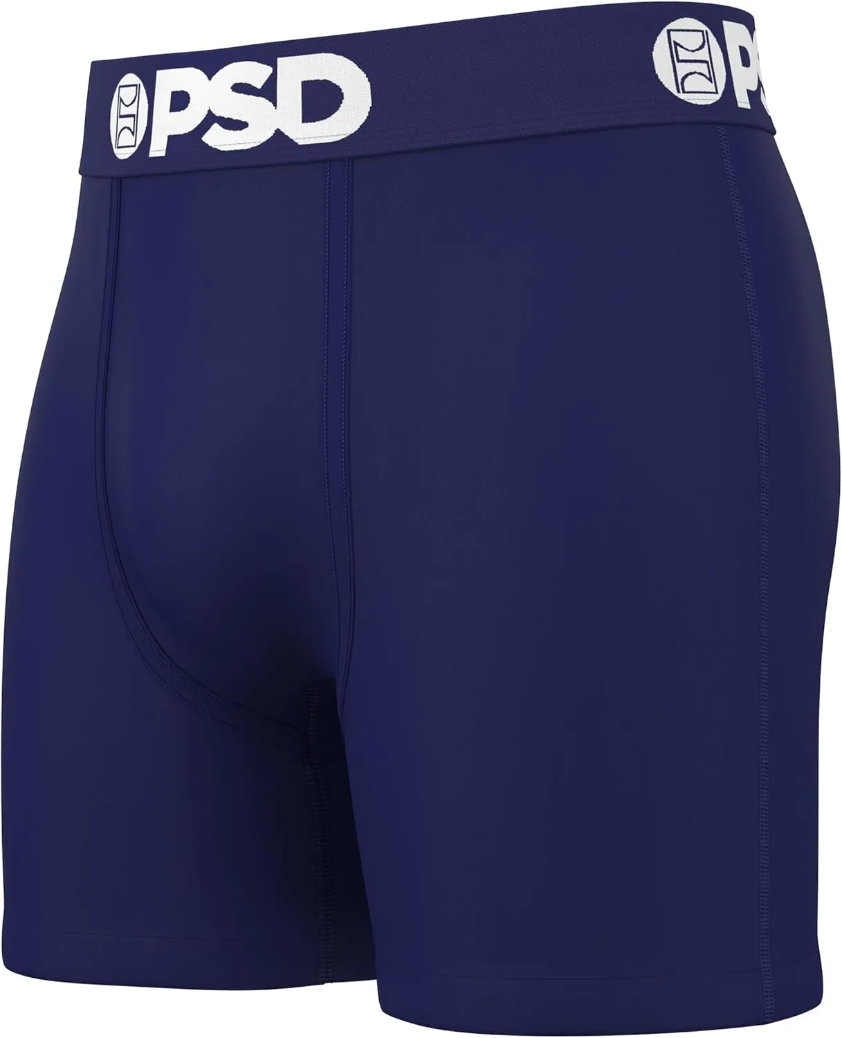 PSD Men's Mid Length Boxer Briefs - 5 Inch Inseam Breathable and Supportive Men's Underwear with Moisture-Wicking Fabric