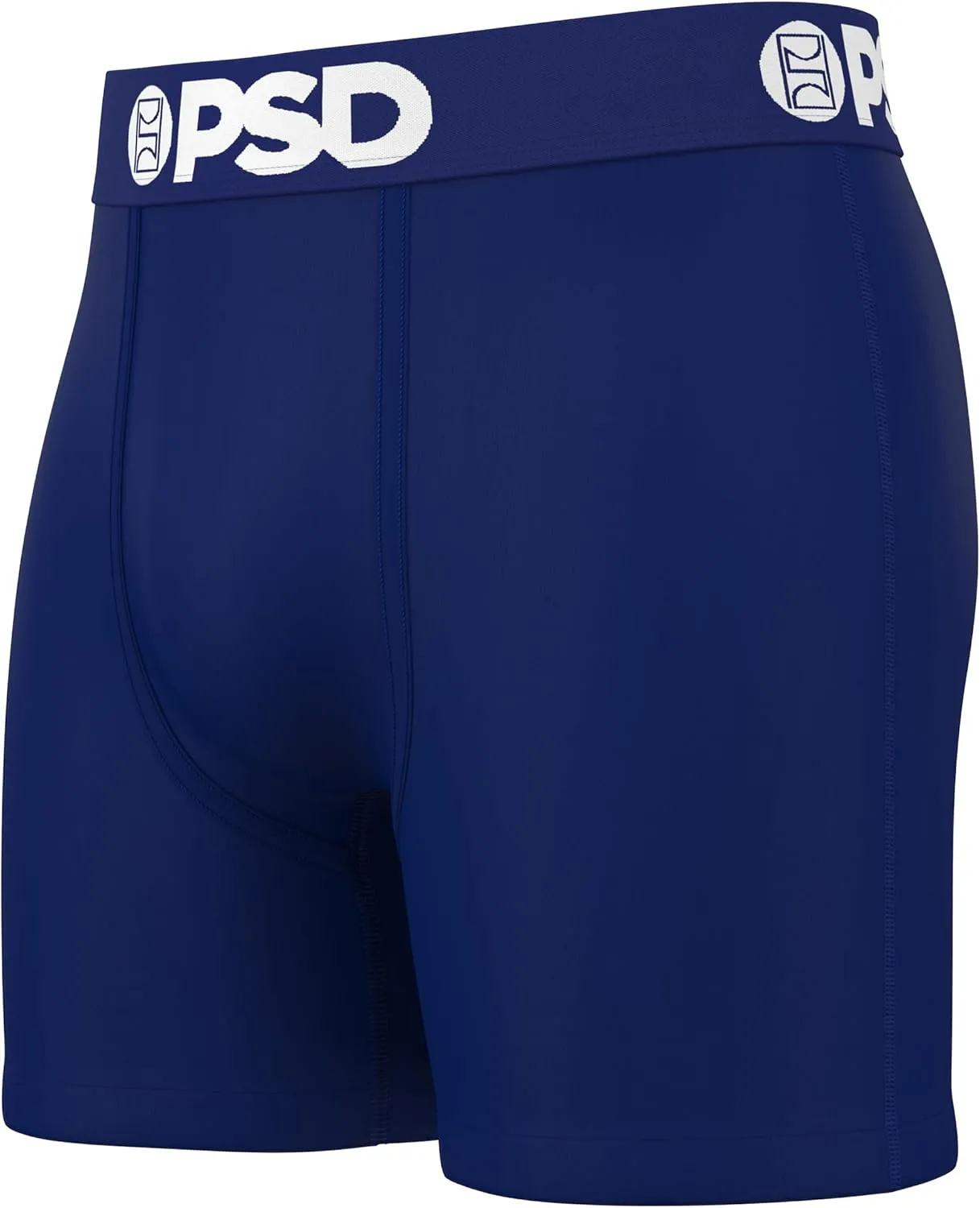 PSD Men's Mid Length Boxer Briefs - 5 Inch Inseam Breathable and Supportive Men's Underwear with Moisture-Wicking Fabric