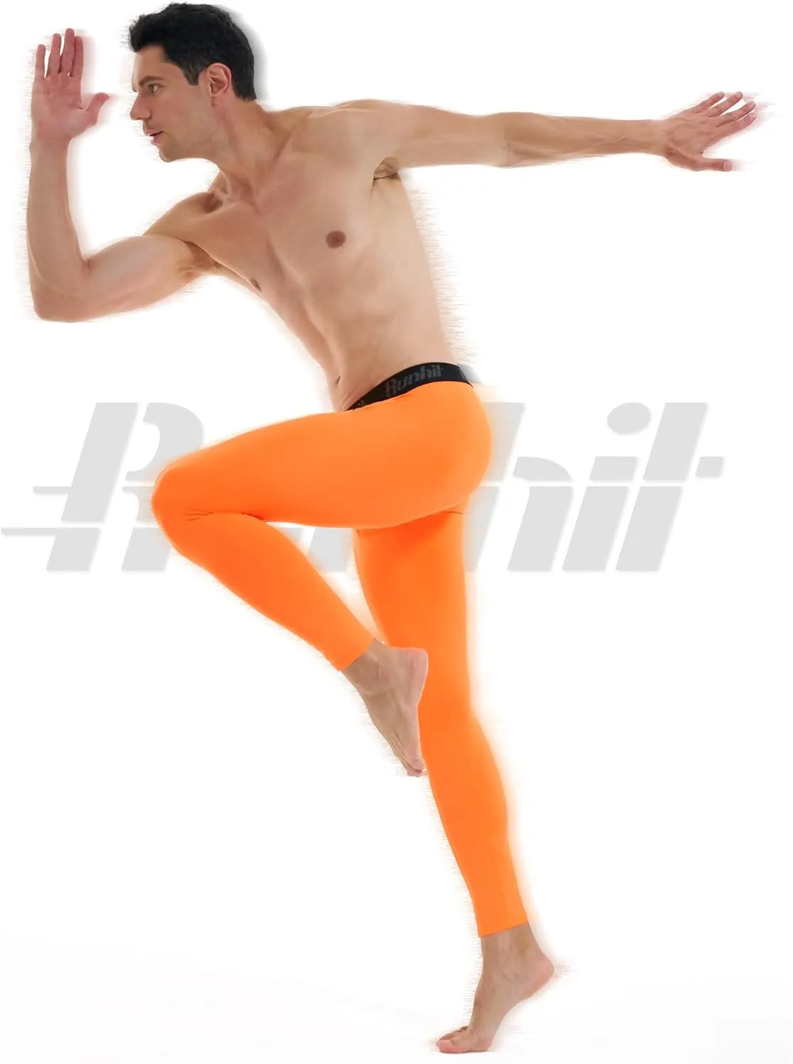 Runhit Men??s Compression Pants Running Tights Workout Leggings Athletic Base Layer Pants for Sports Yoga Basketball